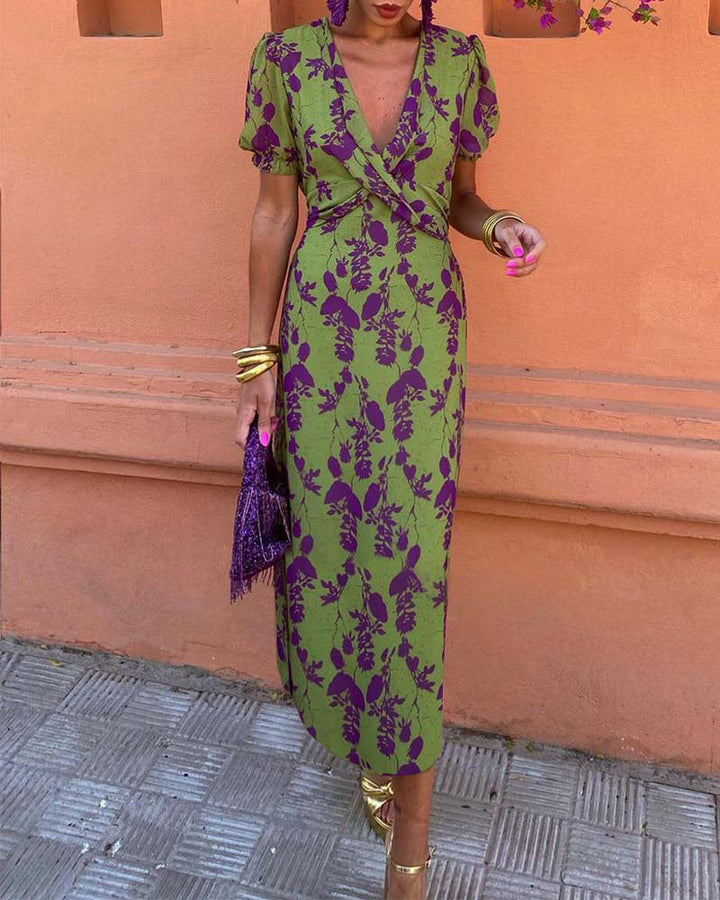 Sonya | Stunning V-Neck Midi Dress