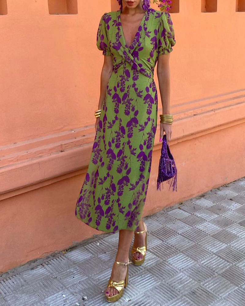 Sonya | Stunning V-Neck Midi Dress