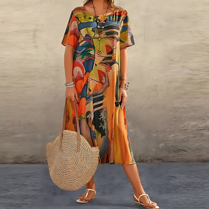 Karin | Elegant Floral Dress