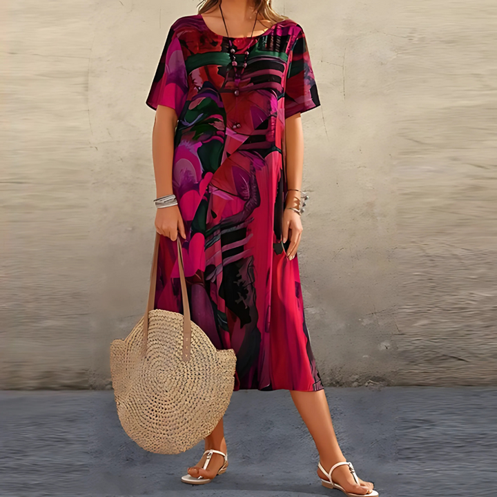 Karin | Elegant Floral Dress