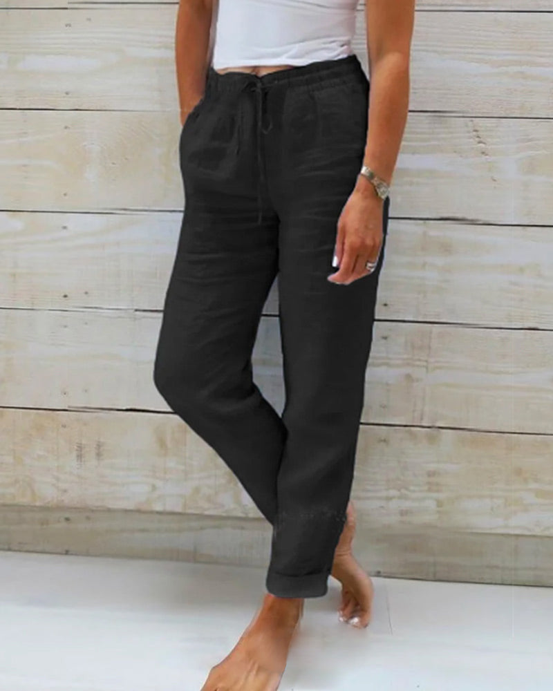 Klara | Casual Pants with Drawstring