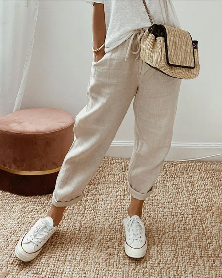 Vera™ | Elegante Leinenhose