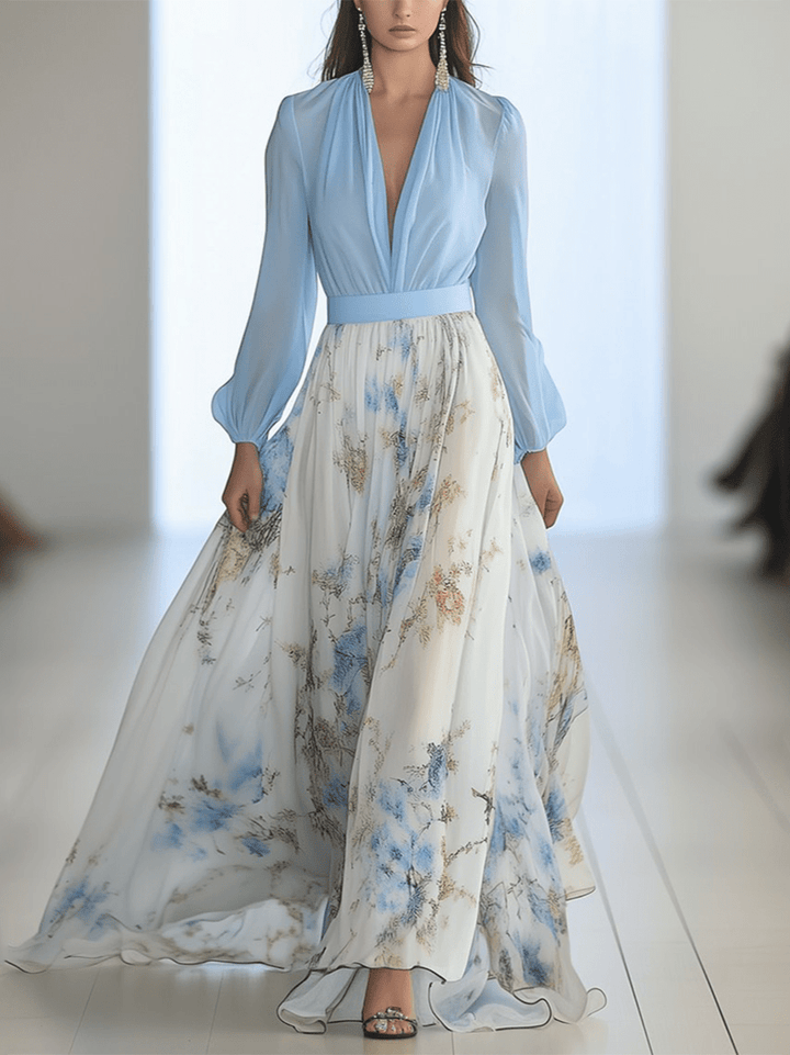 Zara | Long Dress with Floral Print