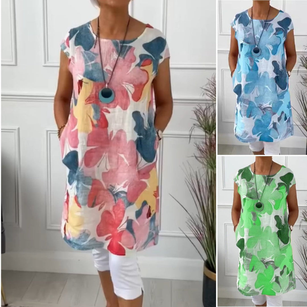 Hilde | Elegant Dress with Round Neckline