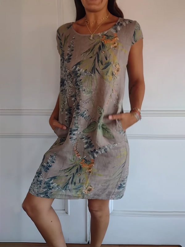 Rosalie | Comfortable Dress with Round Neckline
