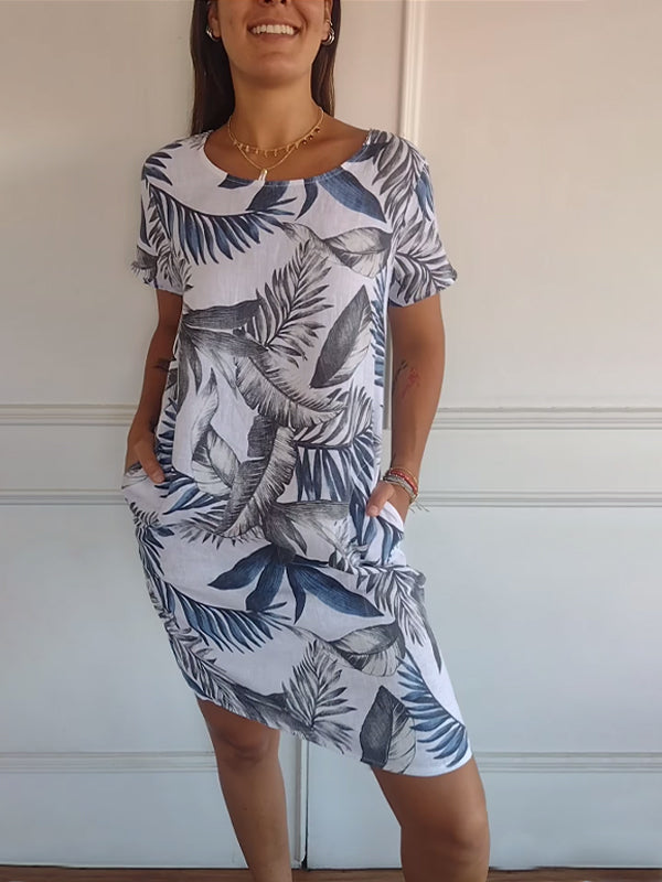Rosalie | Comfortable Dress with Round Neckline