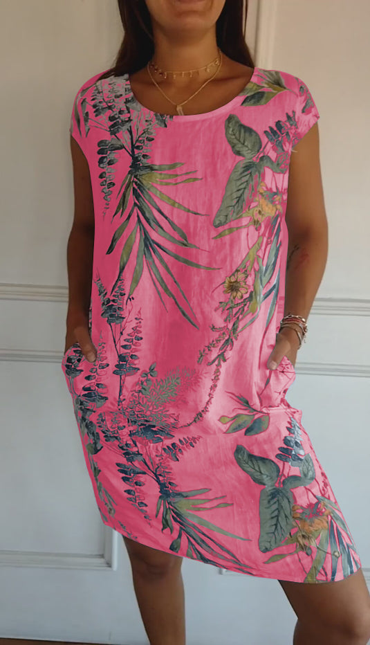Rosalie | Comfortable Dress with Round Neckline