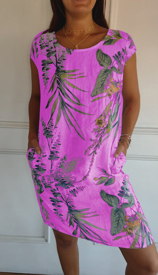 Rosalie | Comfortable Dress with Round Neckline