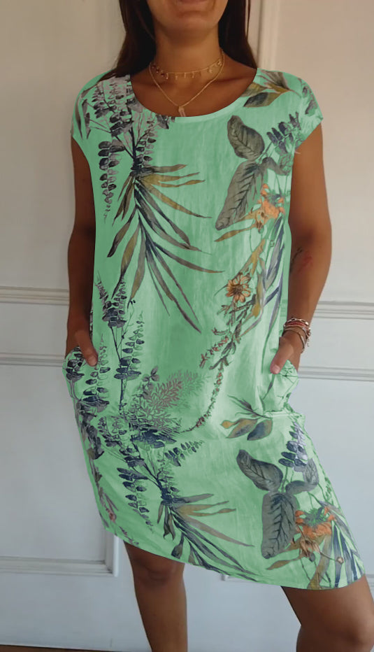 Rosalie | Comfortable Dress with Round Neckline