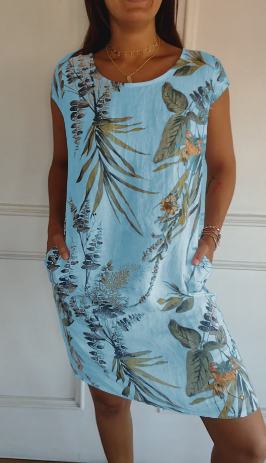 Rosalie | Comfortable Dress with Round Neckline