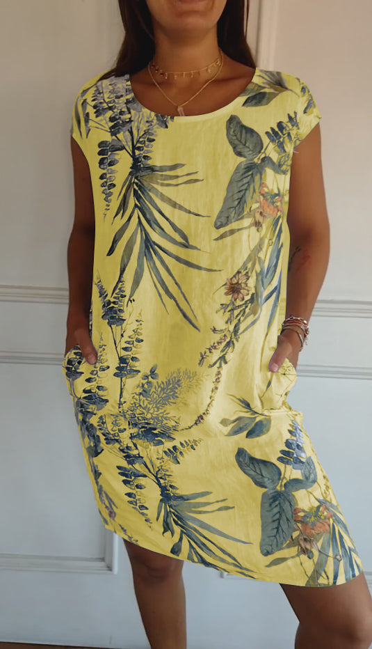 Rosalie | Comfortable Dress with Round Neckline