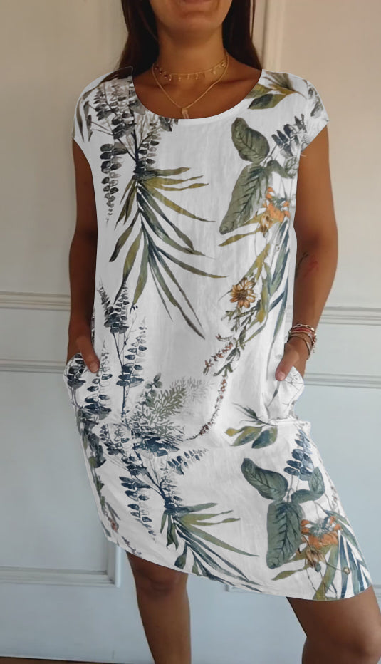 Rosalie | Comfortable Dress with Round Neckline