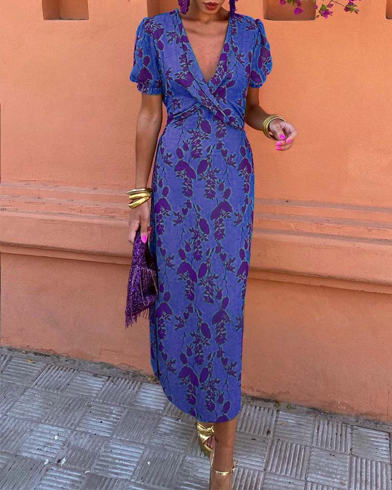 Sonya | Stunning V-Neck Midi Dress