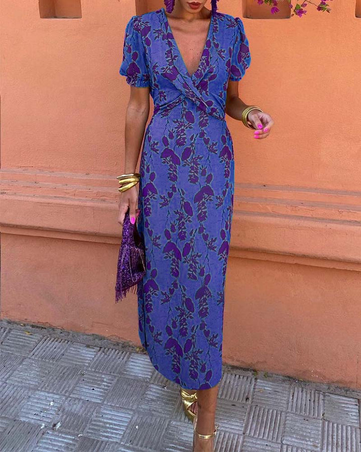 Sonya | Stunning V-Neck Midi Dress