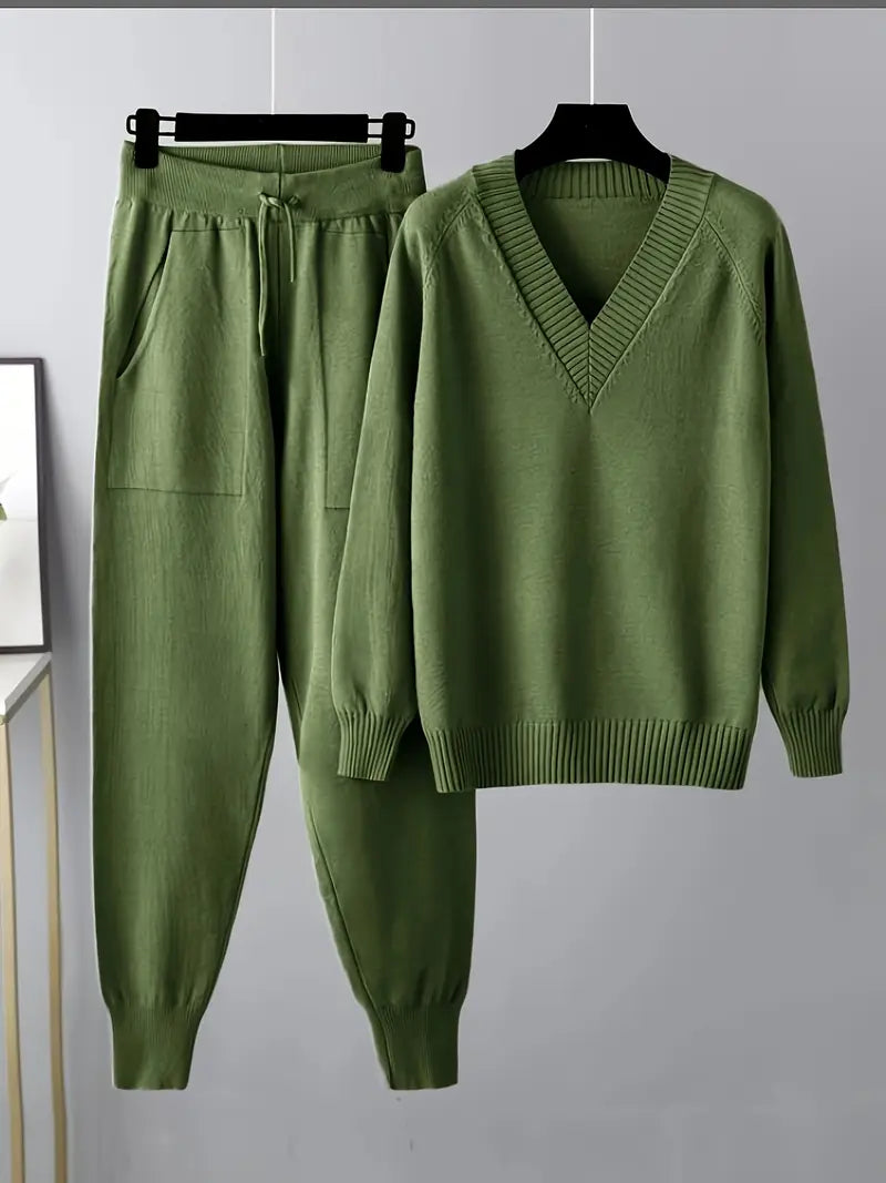Madison | Two-Piece Set with v-neck
