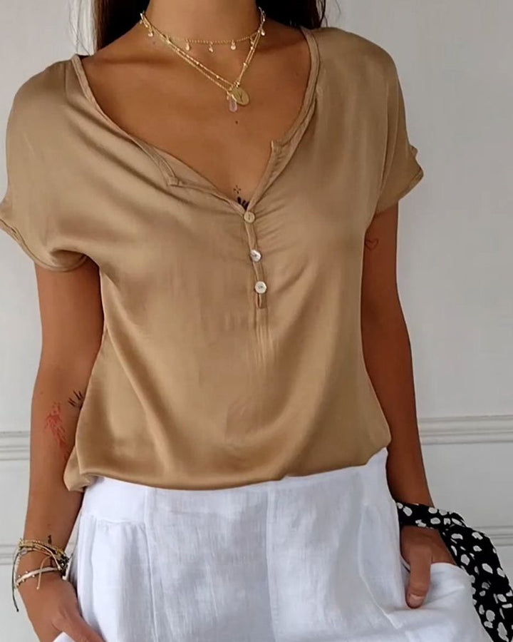 Celine™ | Elegantes Sommer-T-Shirt