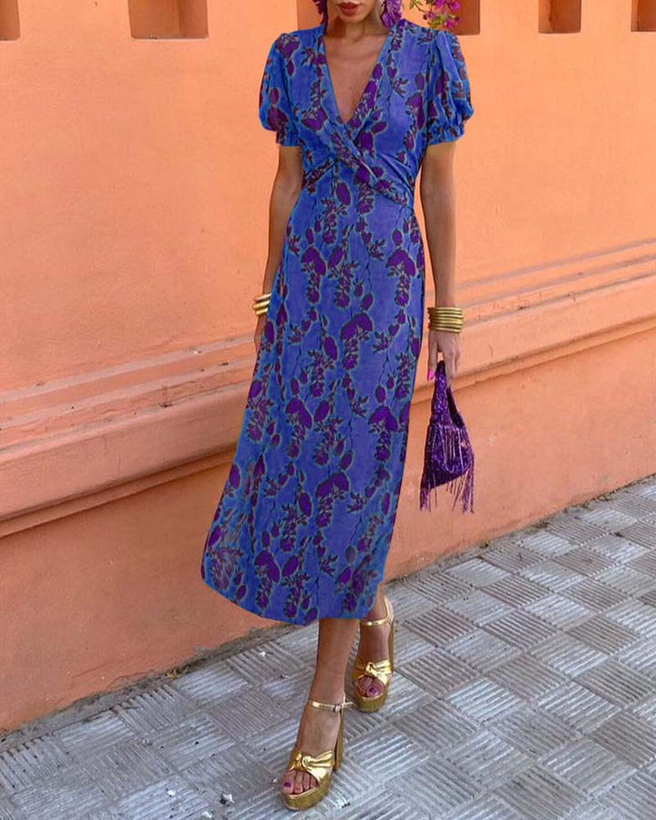 Sonya | Stunning V-Neck Midi Dress