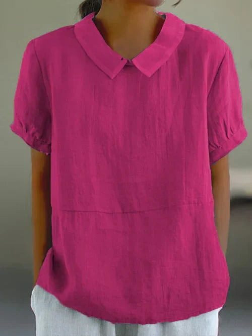 Violet | Komfortable Bluse mit Kragen