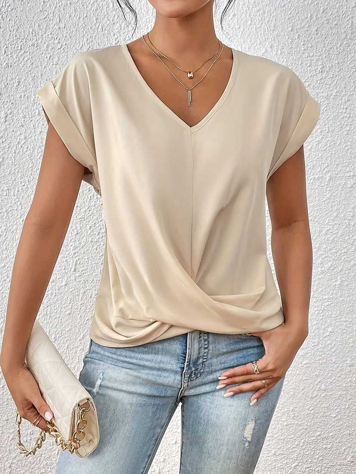 Celeste™ | Elegant V-Neck T-Shirt