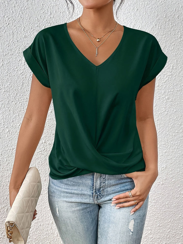 Celeste™ | Elegant V-Neck T-Shirt