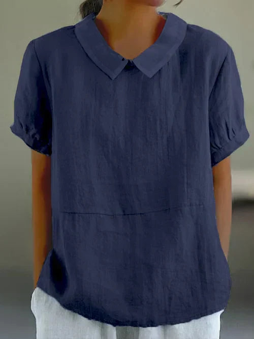 Violet | Komfortable Bluse mit Kragen