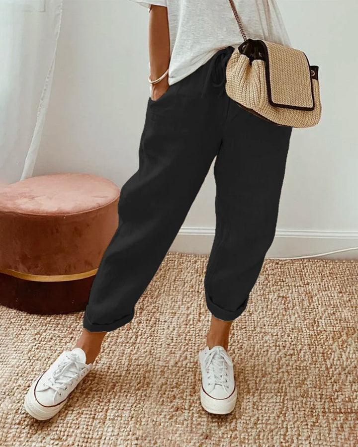 Vera™ | Elegante Leinenhose