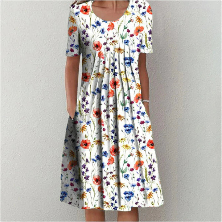 Gigi | Floral Grace Tummy Coverage Dress