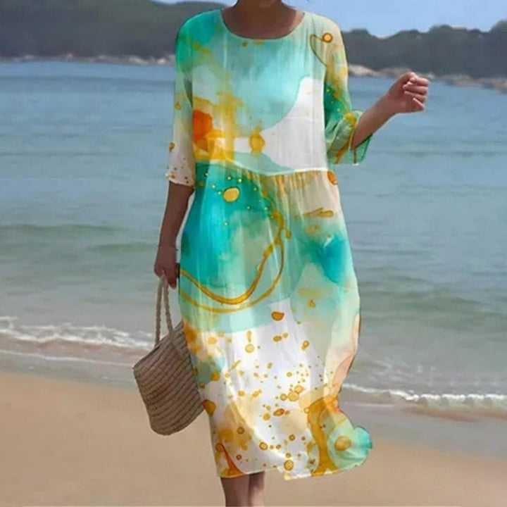 Anne | Elegant Floral Dress