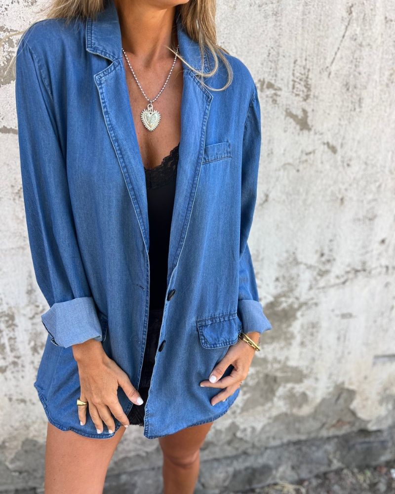 Luna | Lässiger Denim-Blazer