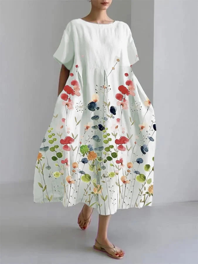 Amara | Spring Floral Casual Dress