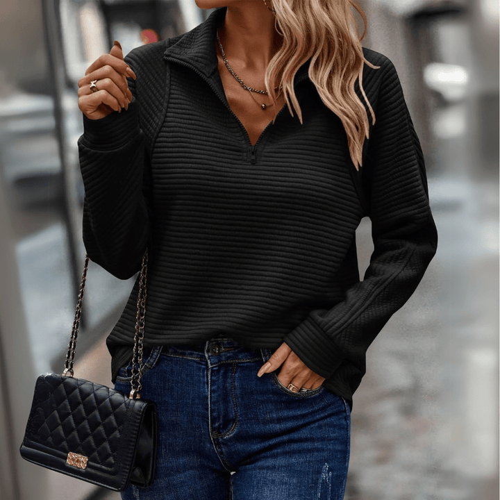 Jessica | Chic Half-Zip Pullover
