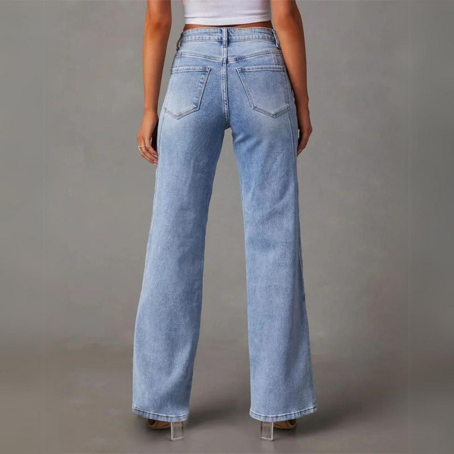 Lana | Wide Leg High-Waisted Jeans