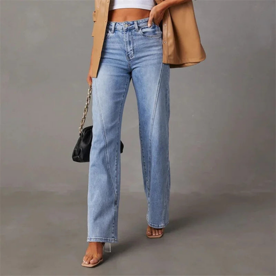 Lana | Wide Leg High-Waisted Jeans