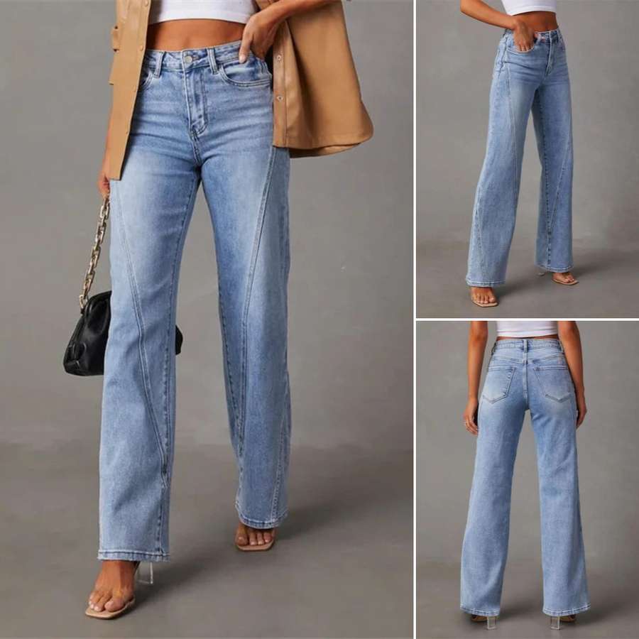 Lana | Wide Leg High-Waisted Jeans