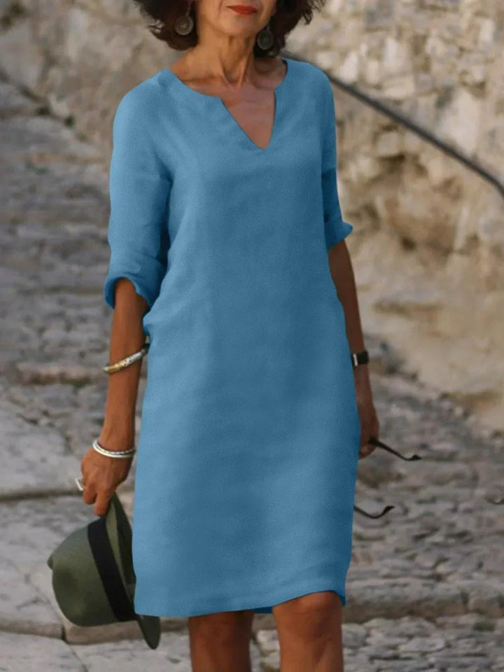 Victoria | Elegant V-Neck Dress