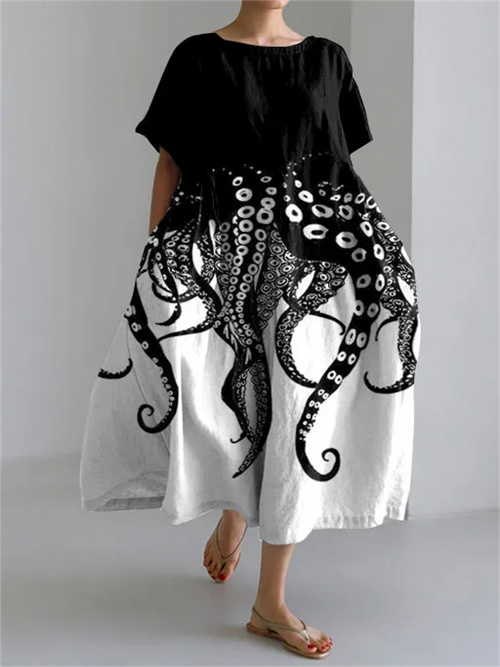 Yara | Elegant Printed Dress