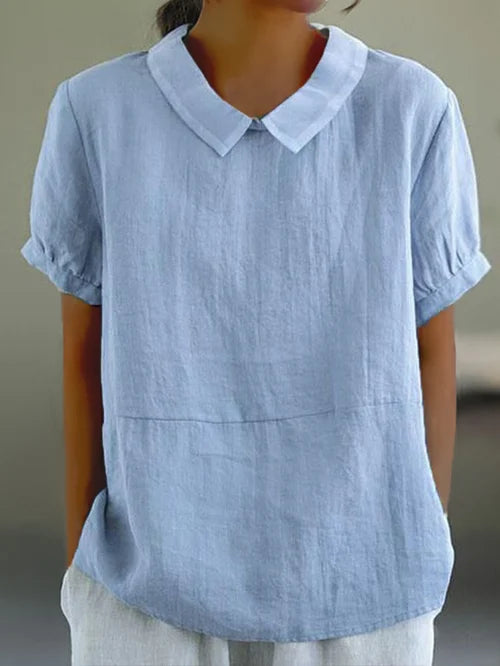 Violet | Komfortable Bluse mit Kragen