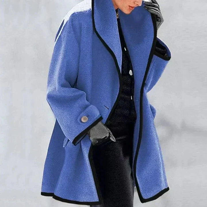 Casey | Elegant Contrast Coat