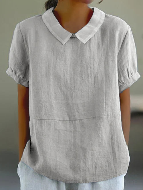 Violet | Komfortable Bluse mit Kragen