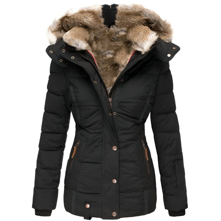 Renée | Elegant Slim-Fit Hooded Puffer