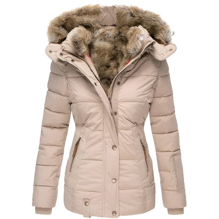 Renée | Elegant Slim-Fit Hooded Puffer