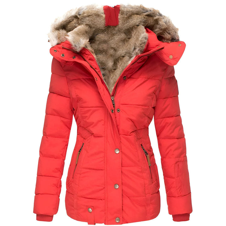 Renée | Elegant Slim-Fit Hooded Puffer