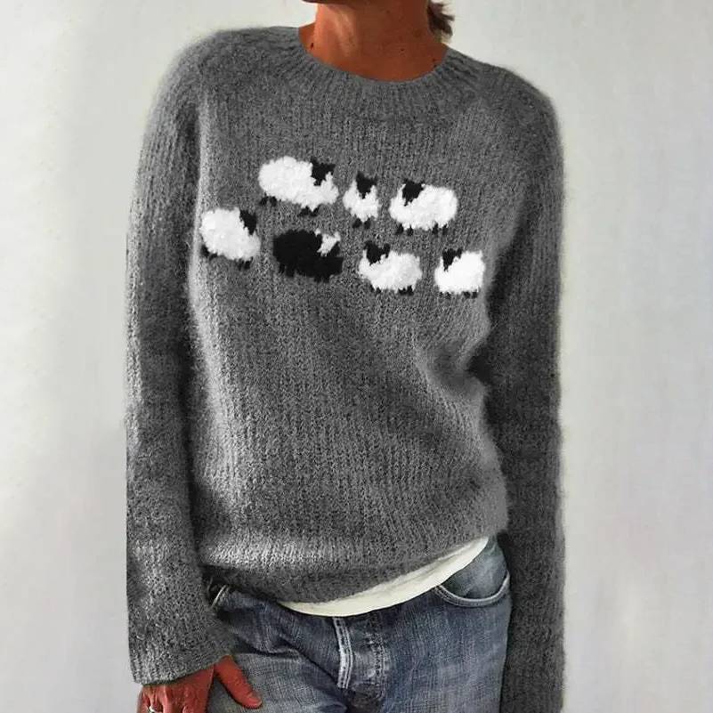 Lona | Comfortable Cute Sheep Sweater