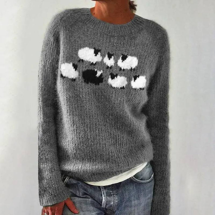 Lona | Comfortable Cute Sheep Sweater