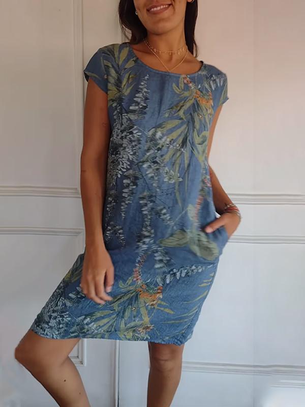 Rosalie | Comfortable Dress with Round Neckline