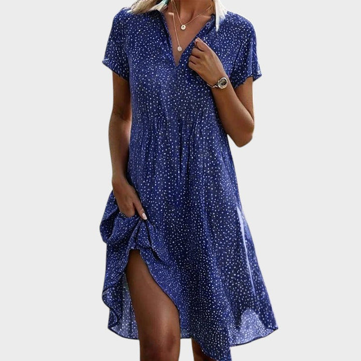 Martha | Midi Dress with Polka Dots