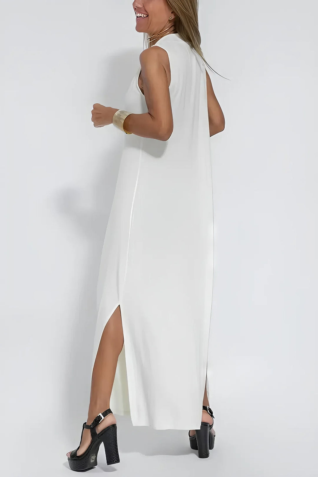 Rosa™ | Elegant Long Dress with Matching Cardigan Included