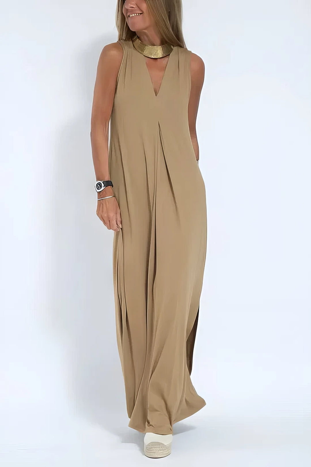 Rosa™ | Elegant Long Dress with Matching Cardigan Included