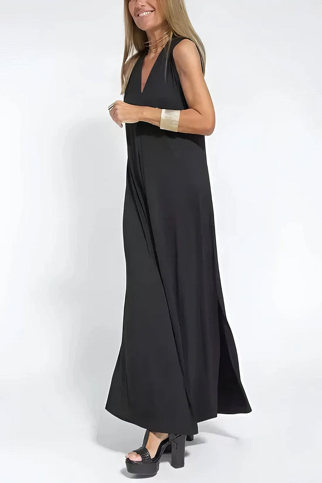 Rosa™ | Elegant Long Dress with Matching Cardigan Included