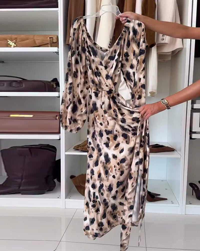 Savanna | Elegant Printed Dress